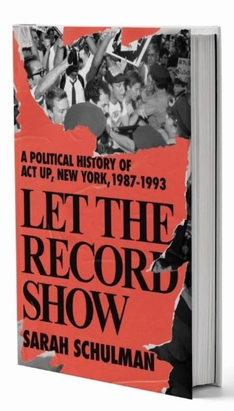 the cover of let the record show by sarah schulman