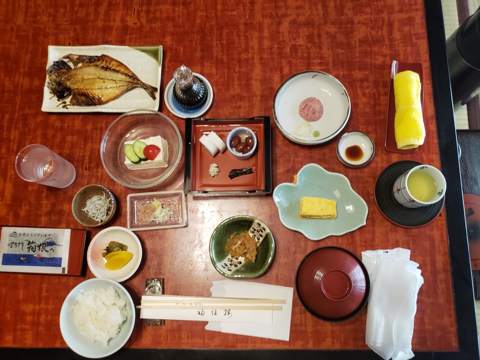 My kaiseki breakfast.