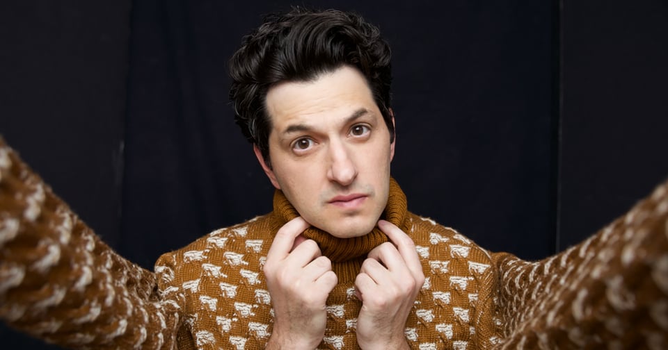 Ben Schwartz wearing a jumper.