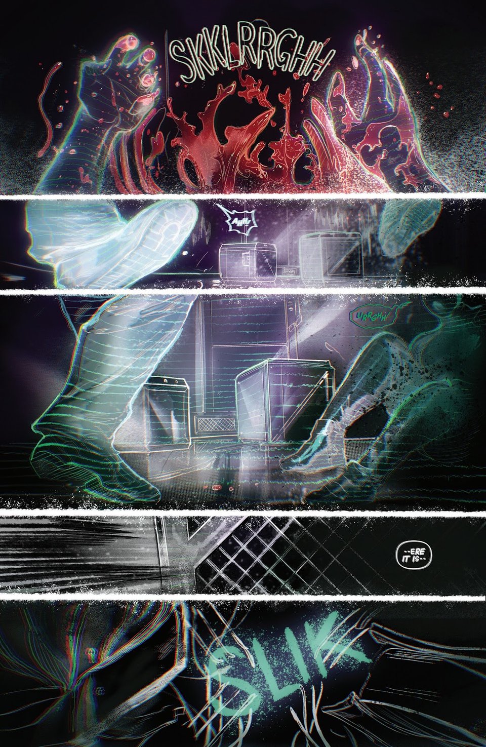 Alien: Paradiso #1 Interior Art by Peter V. Nguyen