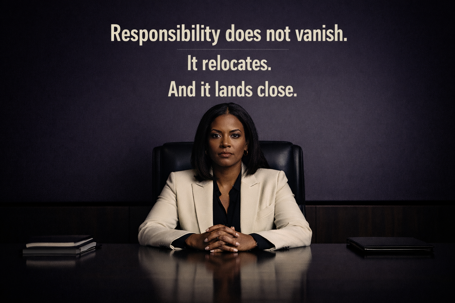 Responsibility doesn’t disappear