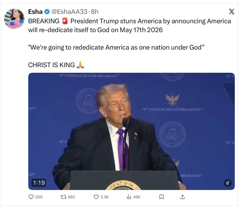 Trump seems to think he can beat the Pope on religion. What a heretical fool.