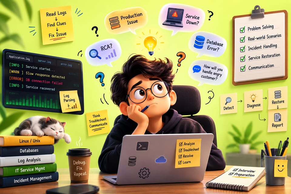 From Logs to Live Incidents: Application Support Interview Questions for Freshers