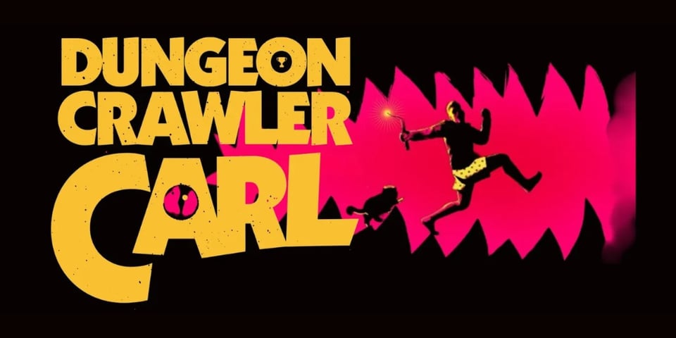 A man and his cat run through a jagged dungeon holding explosives.