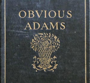 OBVIOUS ADAMS - Book cover