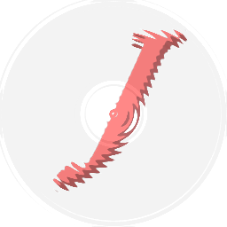 Red J on grey CD with reverberations logo