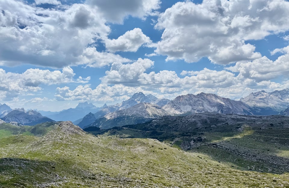 view from Rifugio Biella