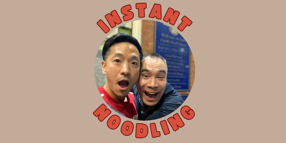 The Instant Noodling team of Stephen Lee and James Taverner.