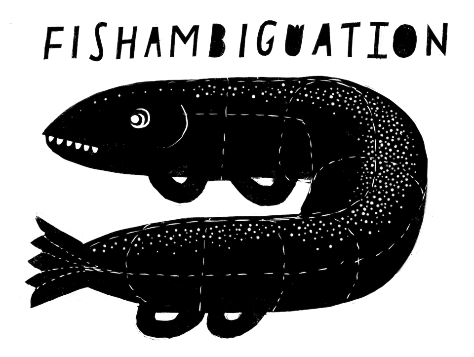 A fish that looks like a train.