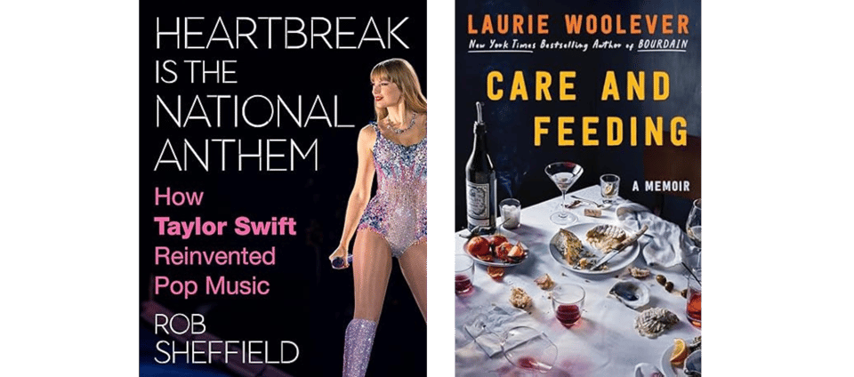 book cover images for Heartbreak is the National Anthem and Care and Feeding