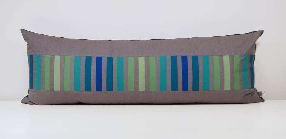 Long lumbar pillow by Mary Pow