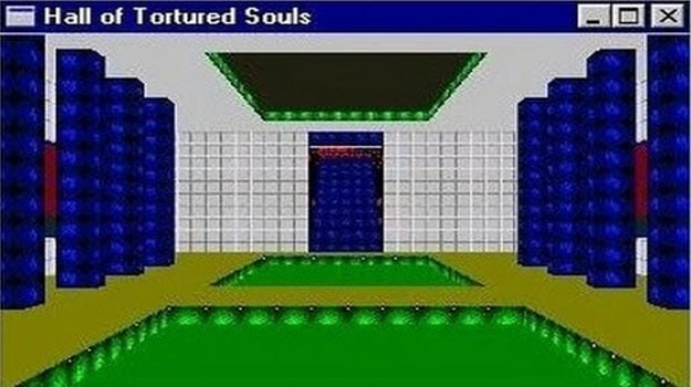 A screenshot of a creepy old 90s PC game