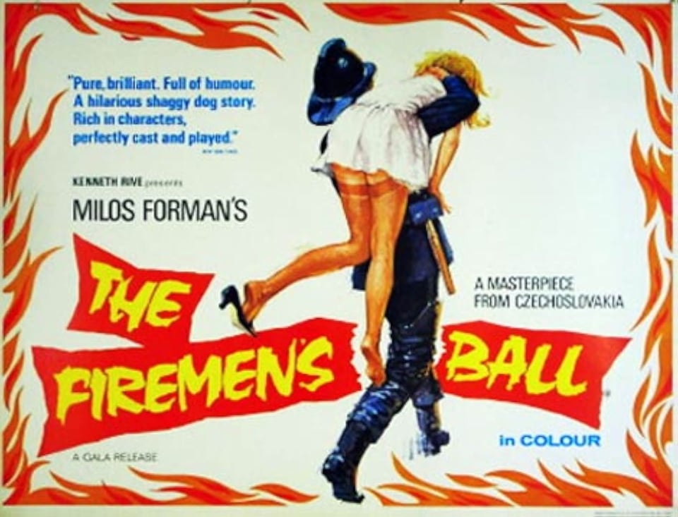 Poster for "The Firemen's Ball."