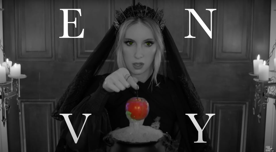 screenshot from Contrapoints video on Envy