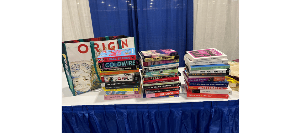 piles of books