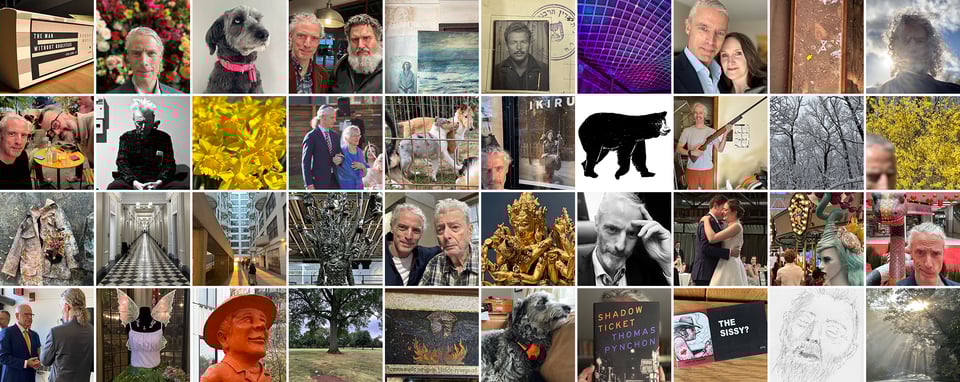 photo collage of 40 images in a grid of 4 rows and 10 columns