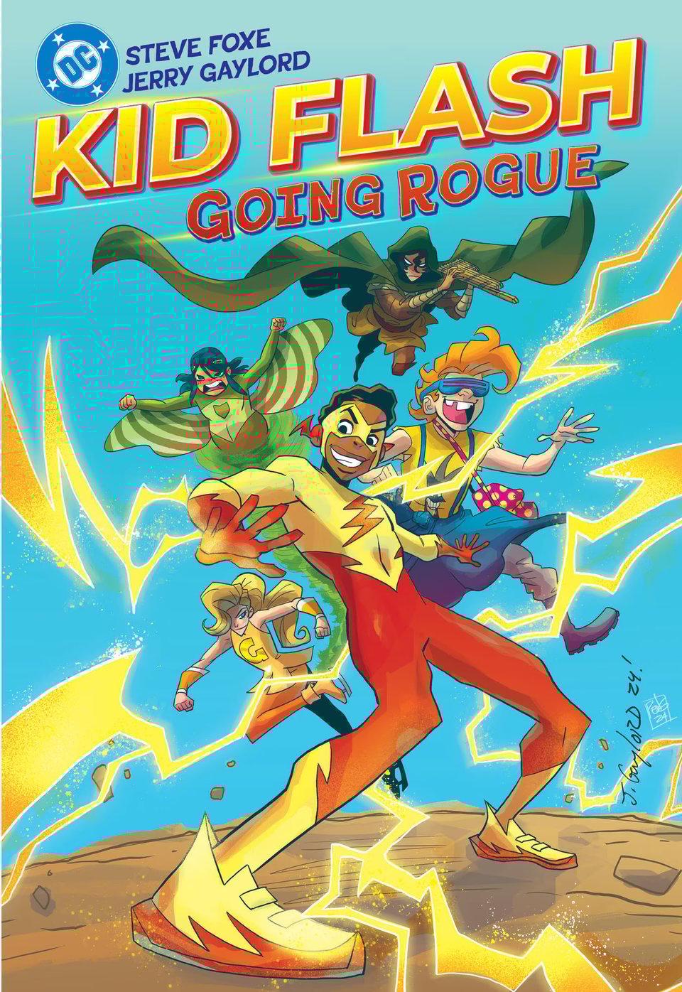 Kid Flash: Going Rogue Cover Art by Jerry & Penelope Gaylord