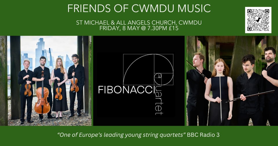 Friends of Cwmdu Music–Fibonacci Quartet