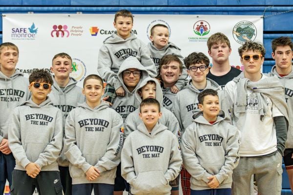 Champions from the Beyond the Mat Classic Youth Wrestling Tournament on March 22, 2026