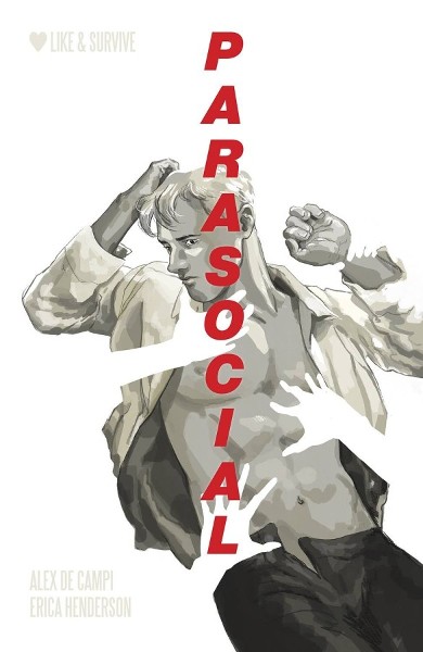 Cover art for the graphic novel "Parasocial"