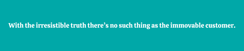 White text on a mint green background, which says,