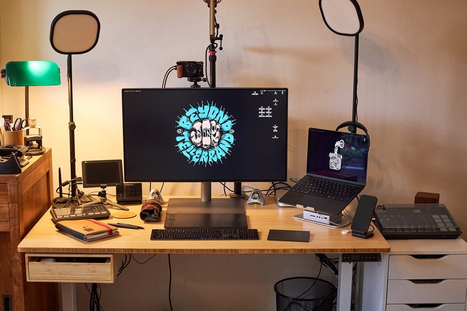 Der Arbeitsplatz von Marc Thiele