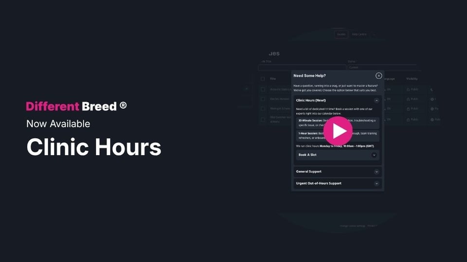 We’re upgrading your support (Meet Clinic Hours! 👋)