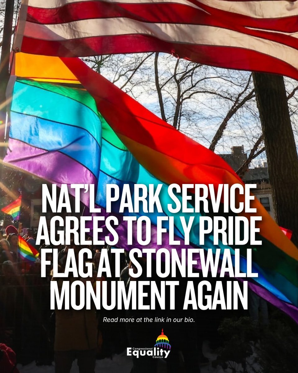the Pride flag flies again at Stonewall