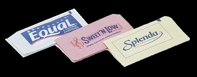 Low-calorie sweeteners: Equal, Sweet'N Low, Splenda