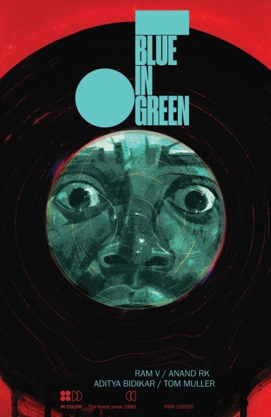 Cover art of the graphic novel "Blue in Green"
