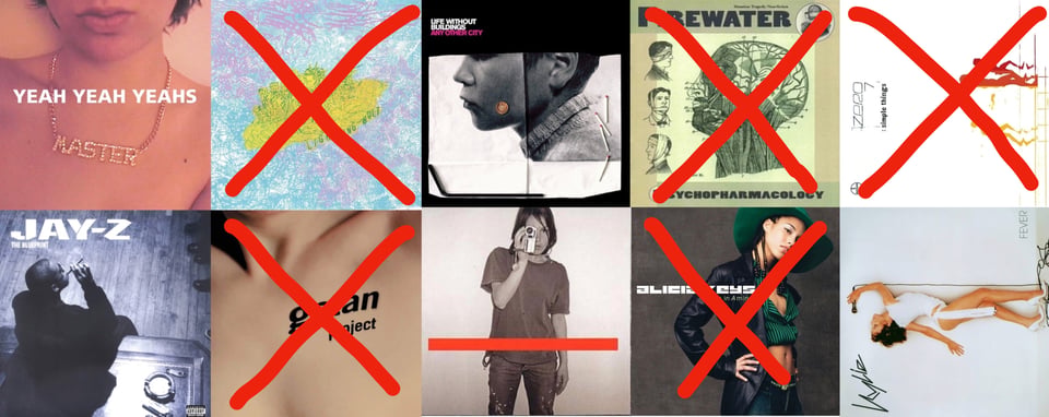 #492 Best Album of 2001: Week #11 Wrap-Up