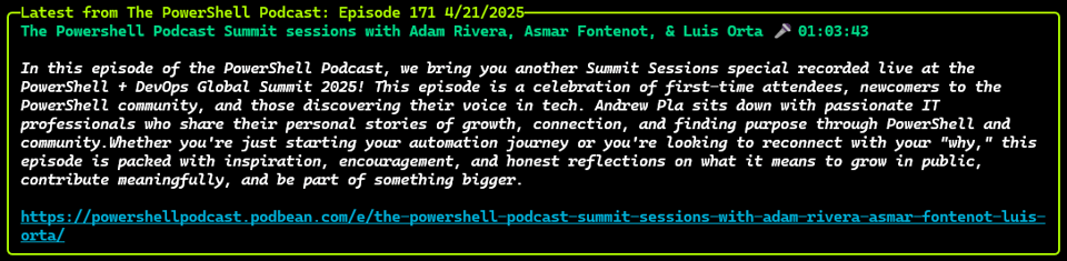 Latest PSPodcast
