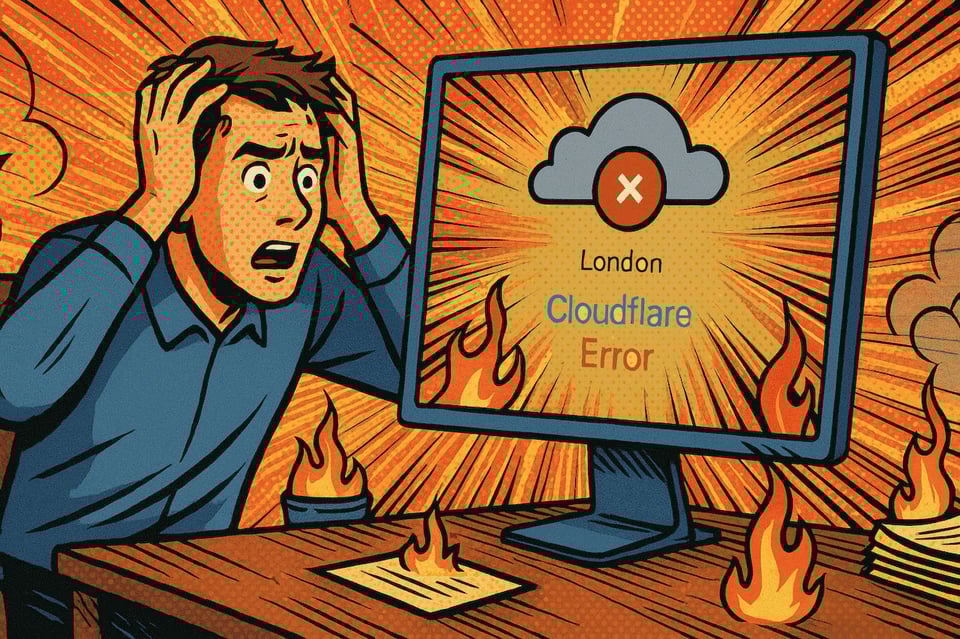 A screenshot from the article Cloudflare outage on November 18, 2025