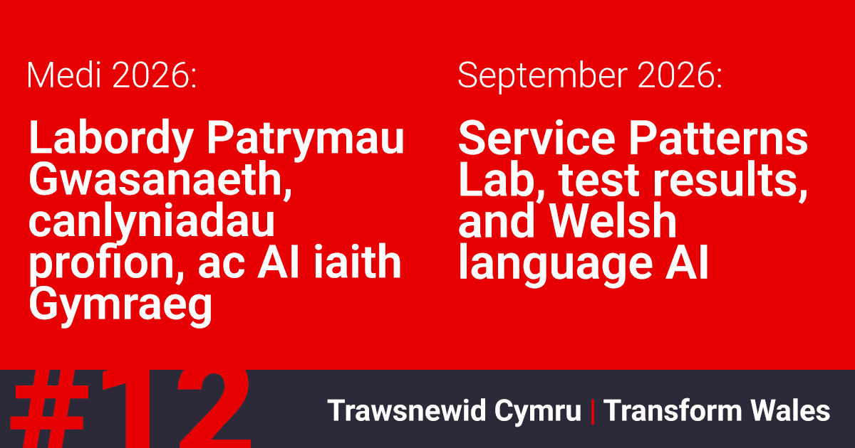 Trawsnewid Cymru | Transform Wales - #12 Medi/September