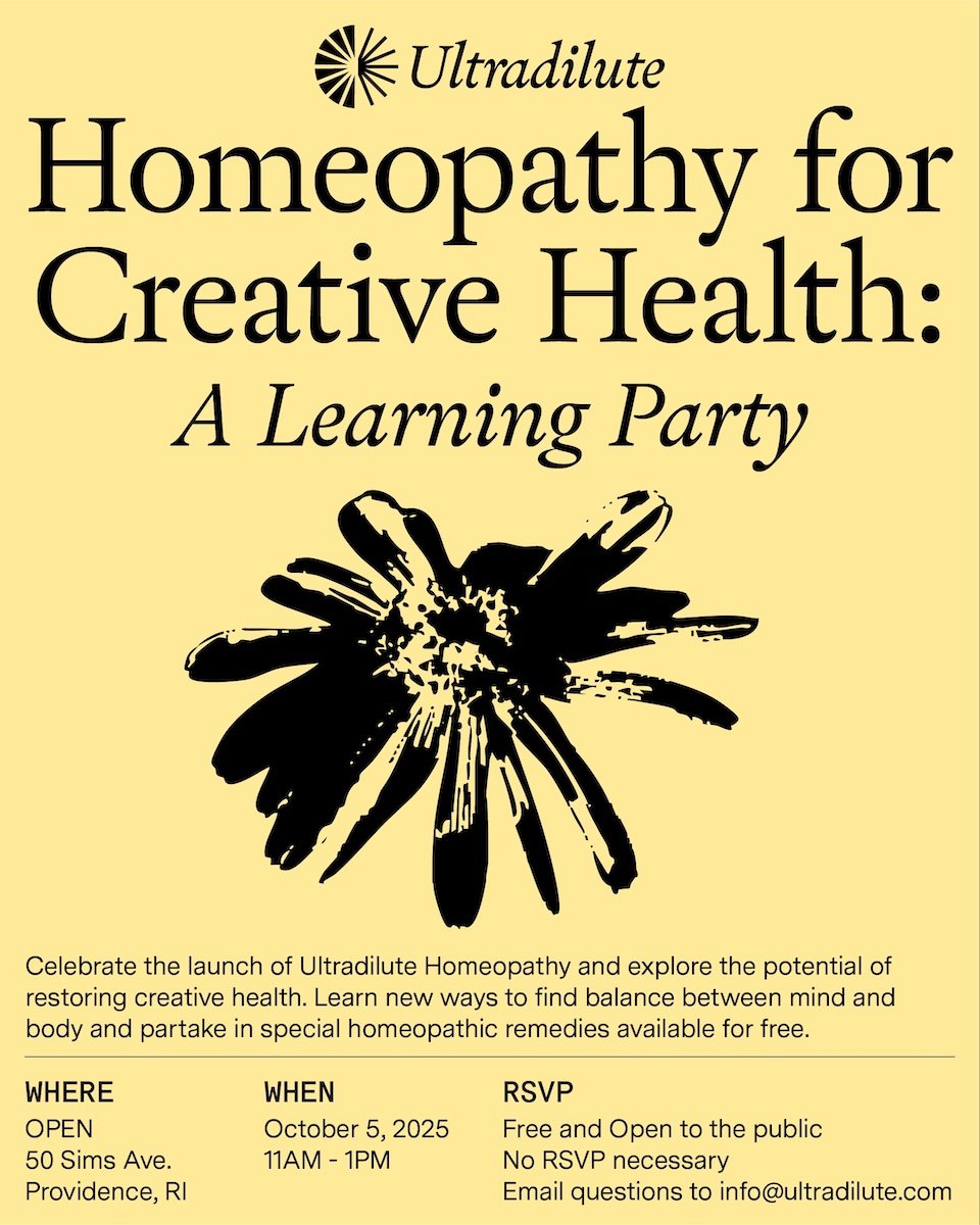 Invitation: Launching Ultradilute in Providence, Sunday