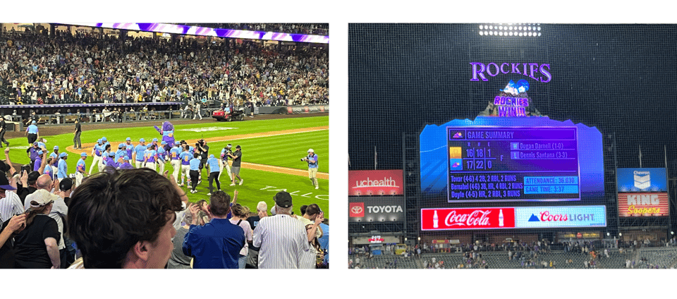 OMG THE ROCKIES WON