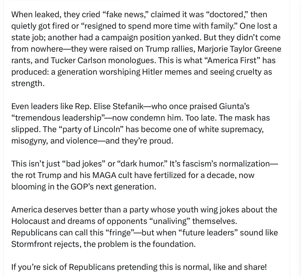 Racist, sexist, white boy  Republican talk.