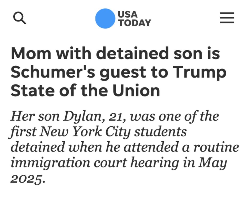 Schumer will bring a guest to the SOTU