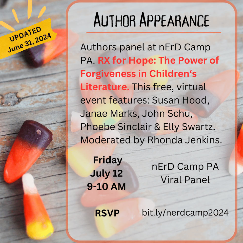 a flyer for an author appearance