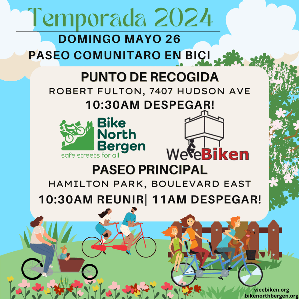 a poster for a bike ride