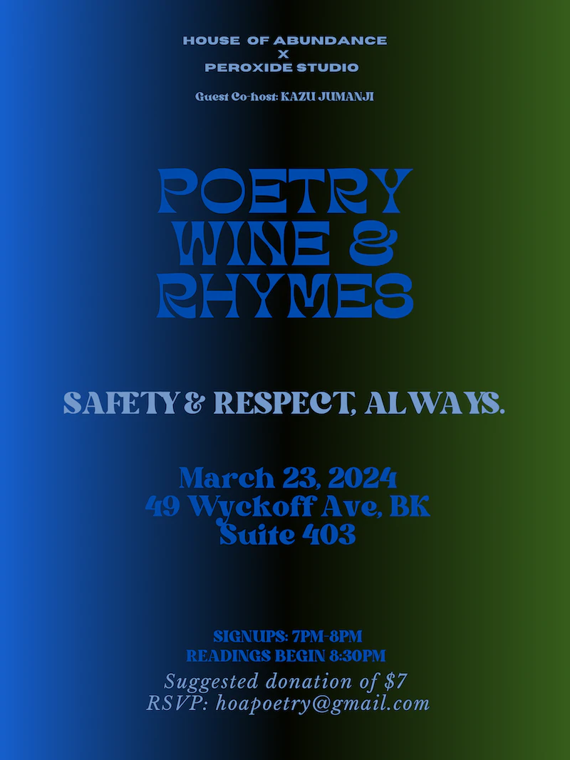 🚨 NEW SHOW ALERT 🚨 3/23 at house of abundance