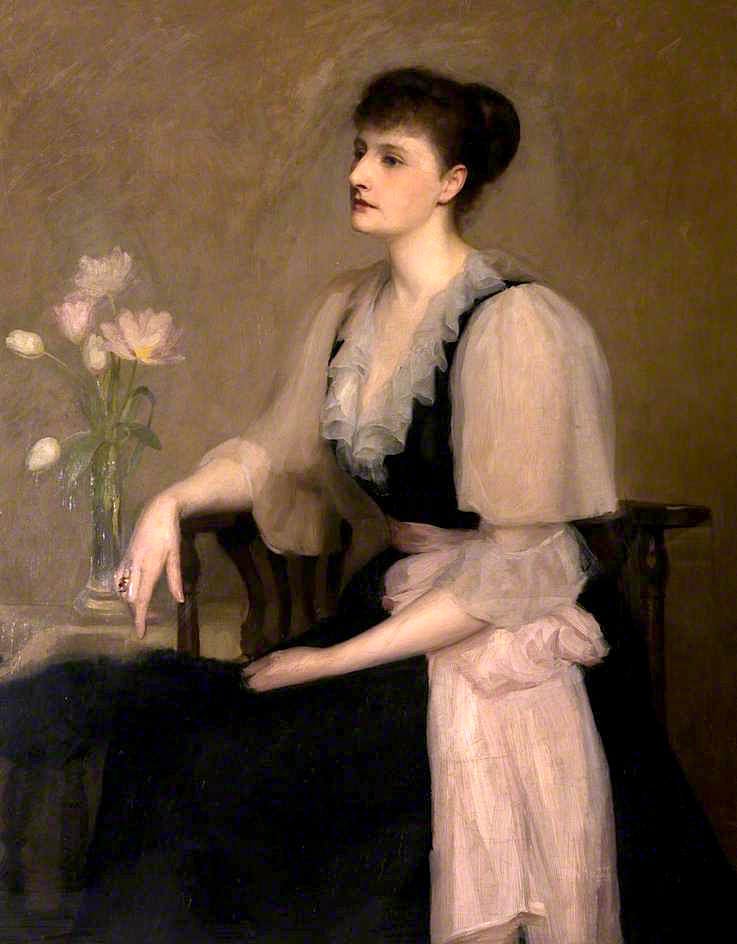 Violet Jacob pintada por Henry Harris Brown.