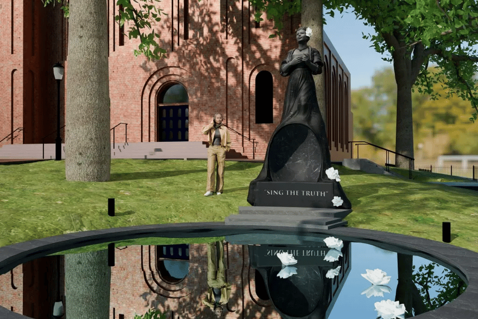  Lady Sings the Truth: A Monument to Billie Holiday artwork proposal. Photo courtesy of the New York City Department of Cultural Affairs.