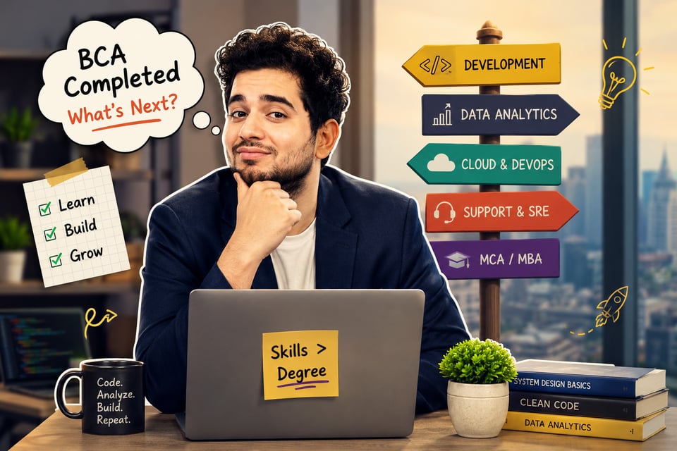 BCA Career Roadmap 2026: From College Graduate to IT Professional