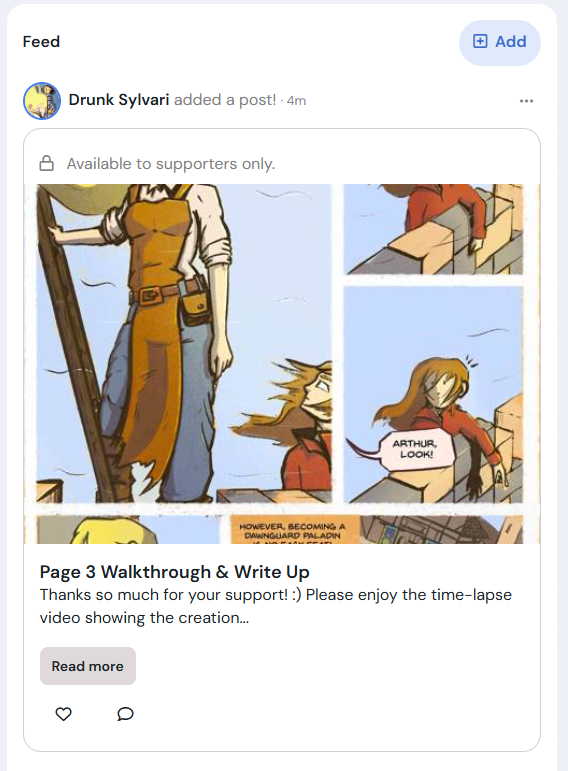 screenshot of a new timelapse video available on Drunk Sylvaris Ko-fi account.