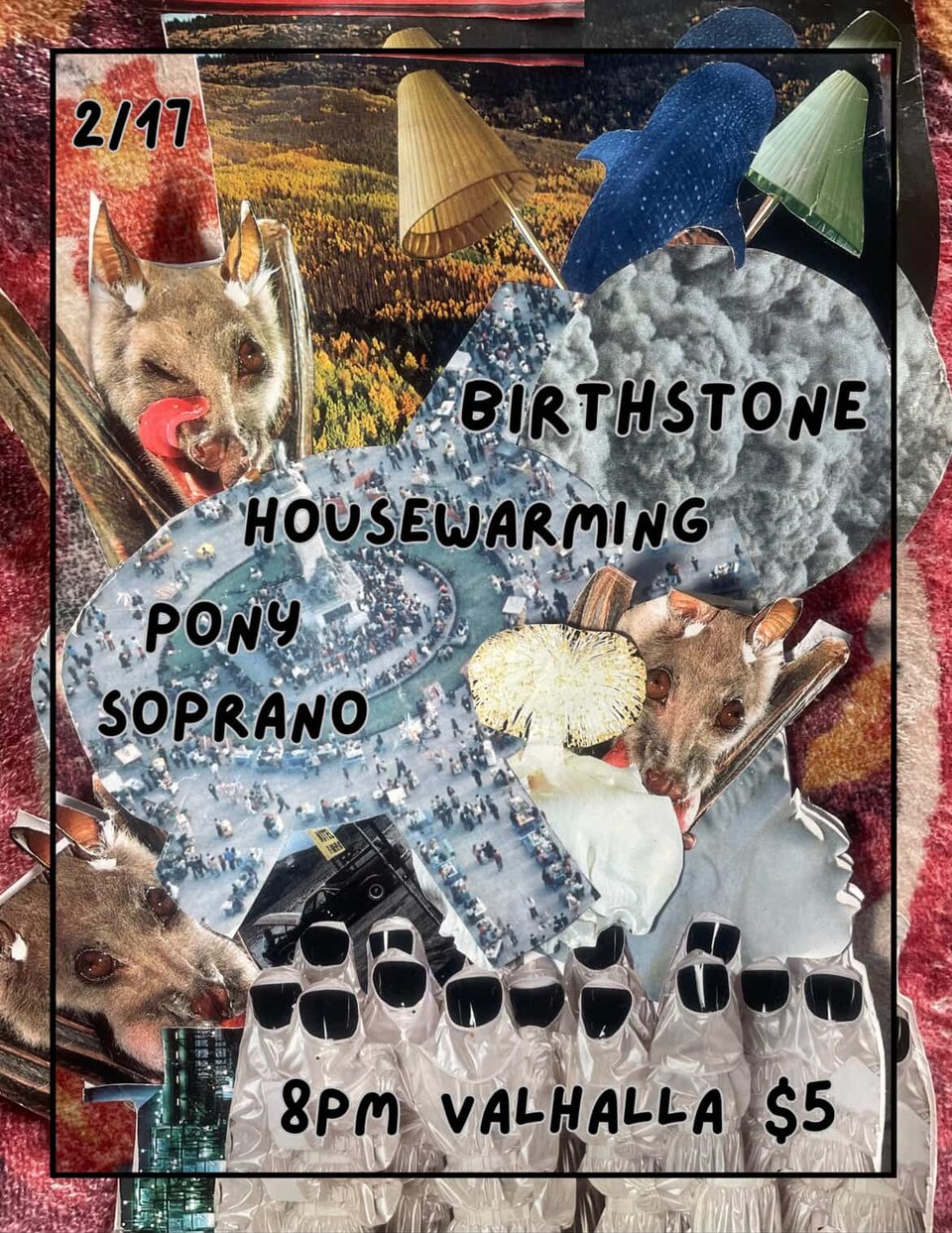 flyer promoting our show at valhalla