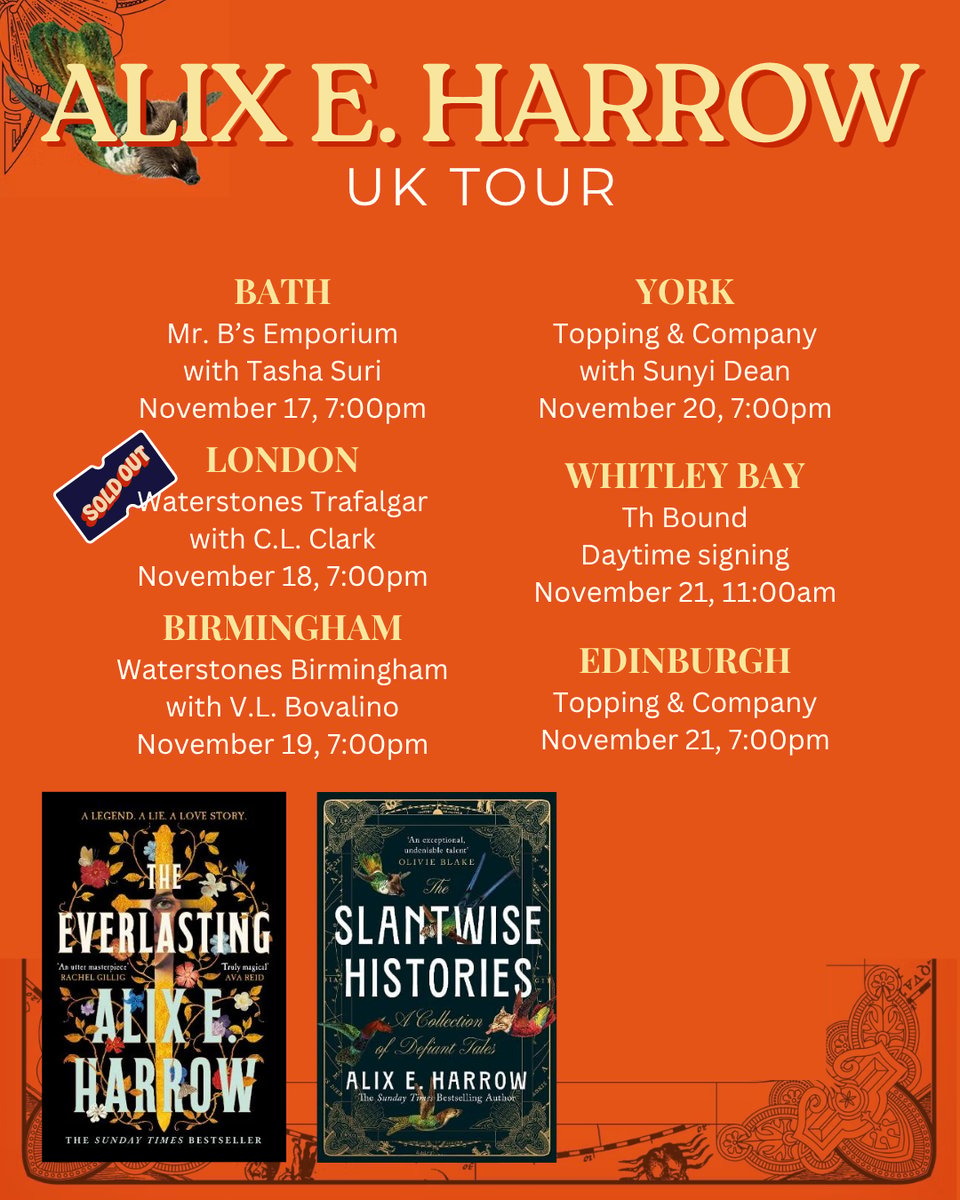 list of all the stops, indicating that london is sold out. the details for the locations and times are listed in text form at the uk tour link above.