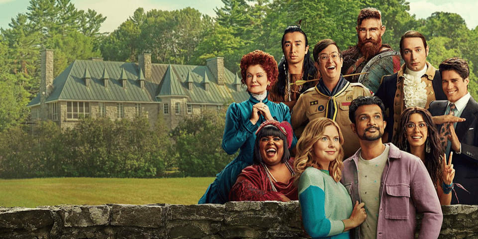 The cast of the US remake of Ghosts.