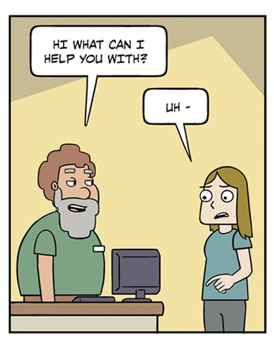 Library Comic