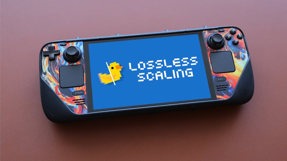 Steam Deck with Lossless Scaling